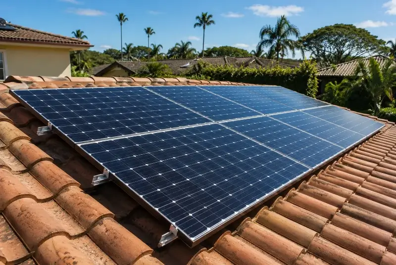 Installation de panneaux solaires à Belleserre
